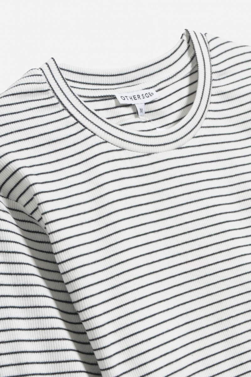 Remera cuello a la base BLANCO
