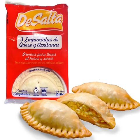 Empadas DeSalta Queso y Aceituna X3 Empadas DeSalta Queso y Aceituna X3