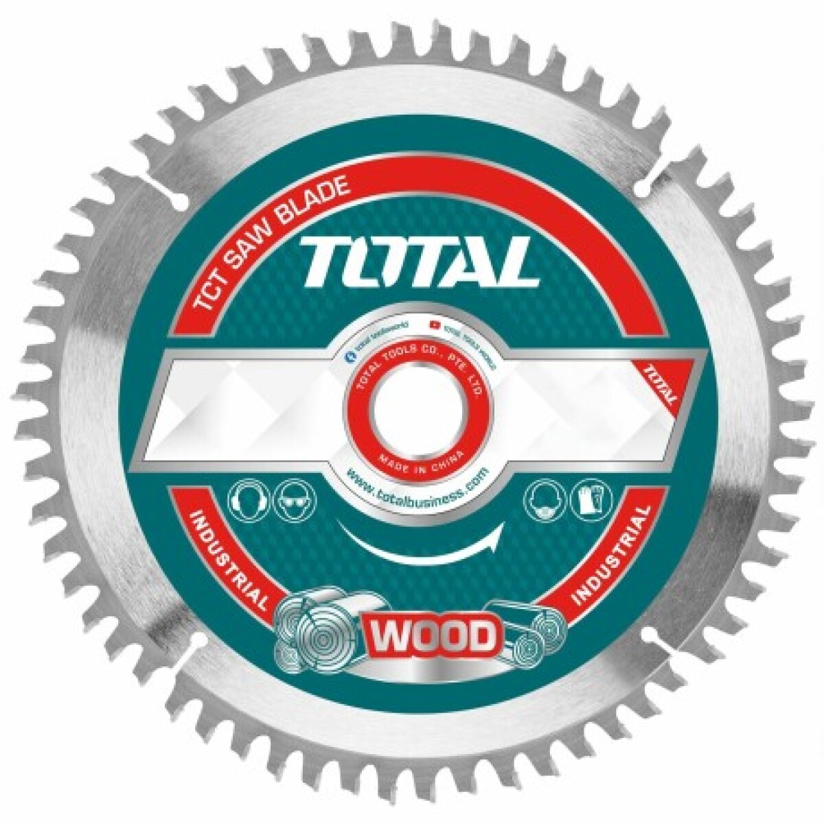 Disco de Corte Madera para Amoladora 4 1/2" 40 Dientes Total 