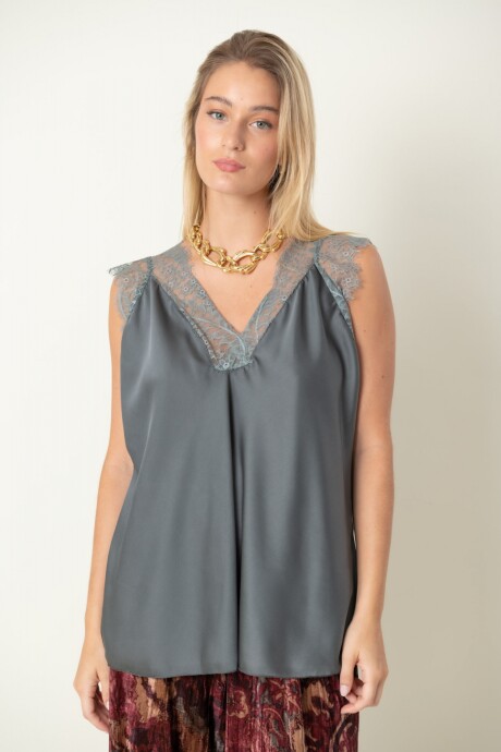 BLUSA AMMOLITA Gris