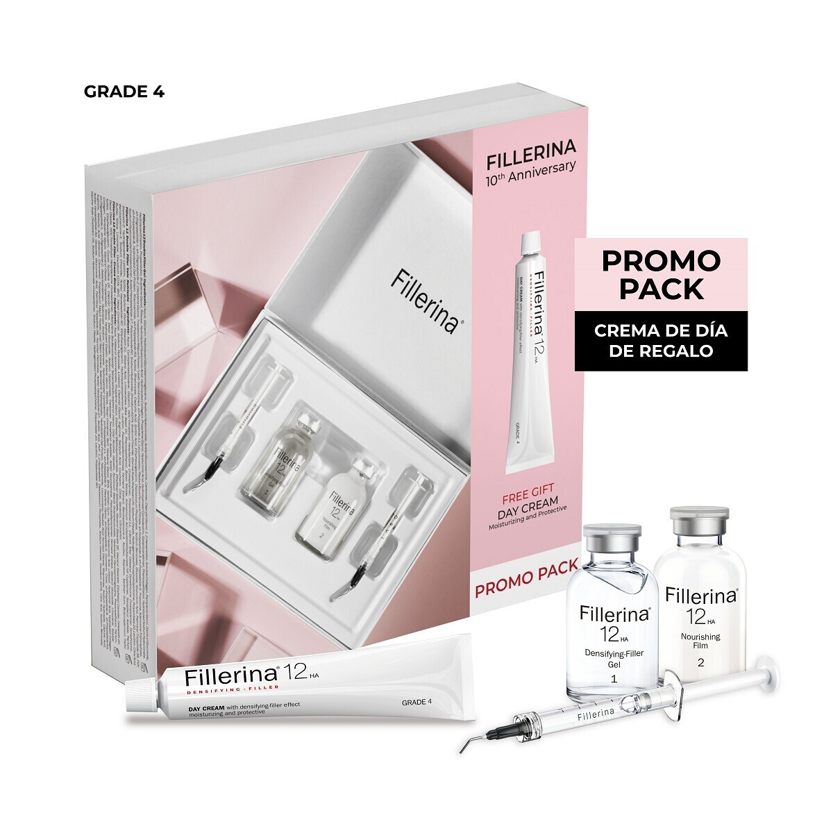 Fillerina Pack Tratamiento Intensivo + Crema De Día – Kit Completo Antiarrugas