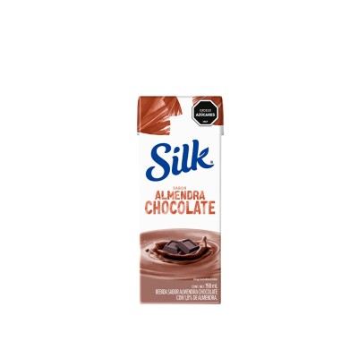 Leche Vegetal Silk Almendra Chocolate 190 ml Bebida Silk Almendra Choco 190