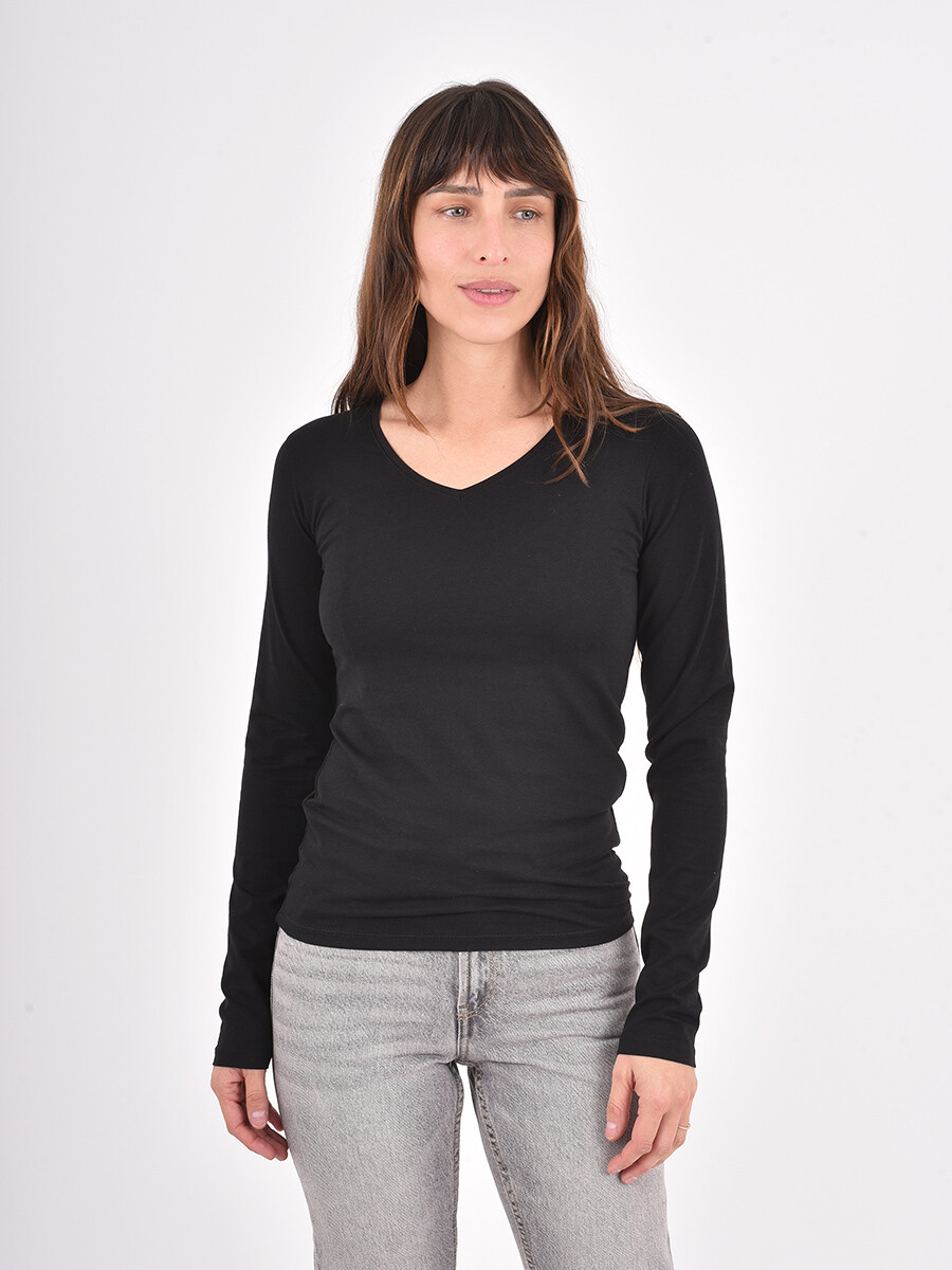 REMERA SUSANA - NEGRO 