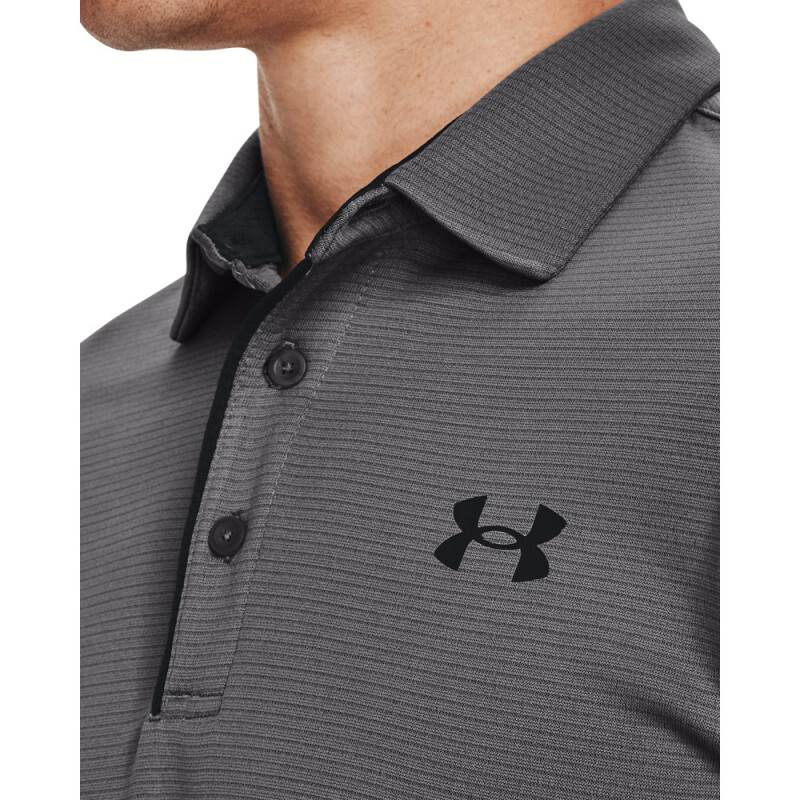 Tech Polo-RED GRY-040