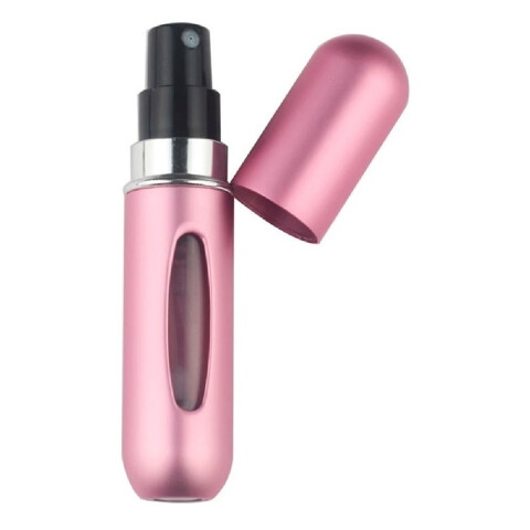 Mini Botella Atomizadora Perfume Portátil Recargable Variante Color Rosado