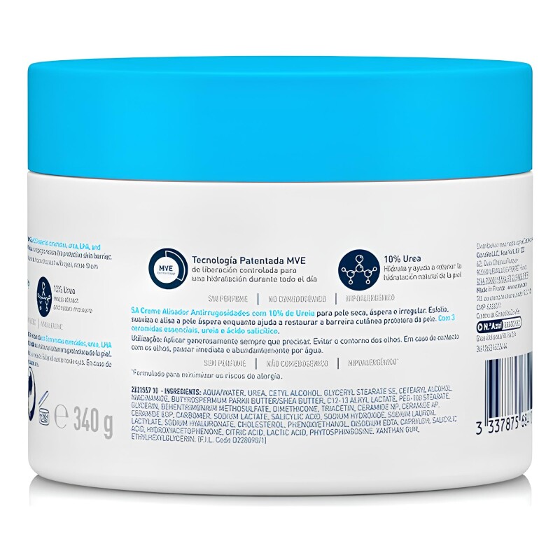 Crema corporal alisadora anti-rugosidades CeraVe 355ml Crema corporal alisadora anti-rugosidades CeraVe 355ml