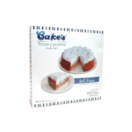 Torta Congelada Cakes Mil Hojas 650 Grs Torta Congelada Cakes Mil Hojas 650 Grs