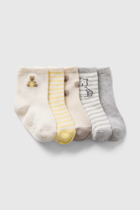 Medias Pack X5 Bebé Pale Banana 12-0824Tcx