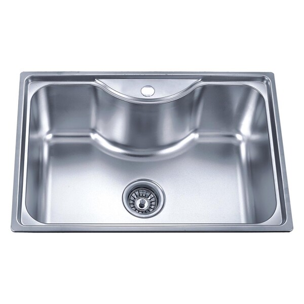 PILETA SIMPLE MATE ACERO INOX. 201 Pileta Simple Mate Acero Inox. 201