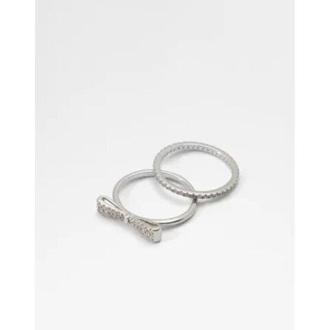 BOWTIIE SILVER/CLEAR MULTI SILVER/CLEAR MULTI