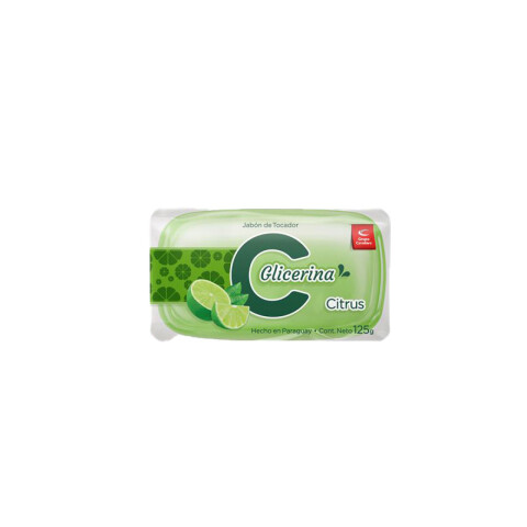 Jabón Cavallaro con glicerina 125 g Citrus