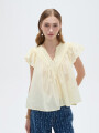 Blusa Glebe Amarillo Palido