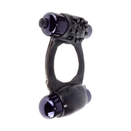 Super Anillo Vibrador Duo C-Ringz Negro Super Anillo Vibrador Duo C-Ringz Negro