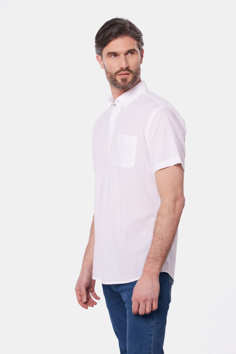 CAMISA DE LINO - Blanco 