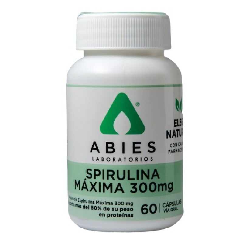 SPIRULINA 300 MG 60 CAP - Energia, detox y apoyo nutricional SPIRULINA 300 MG 60 CAP - Energia, detox y apoyo nutricional