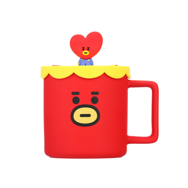 Taza BT21 con tapa 425ml tata