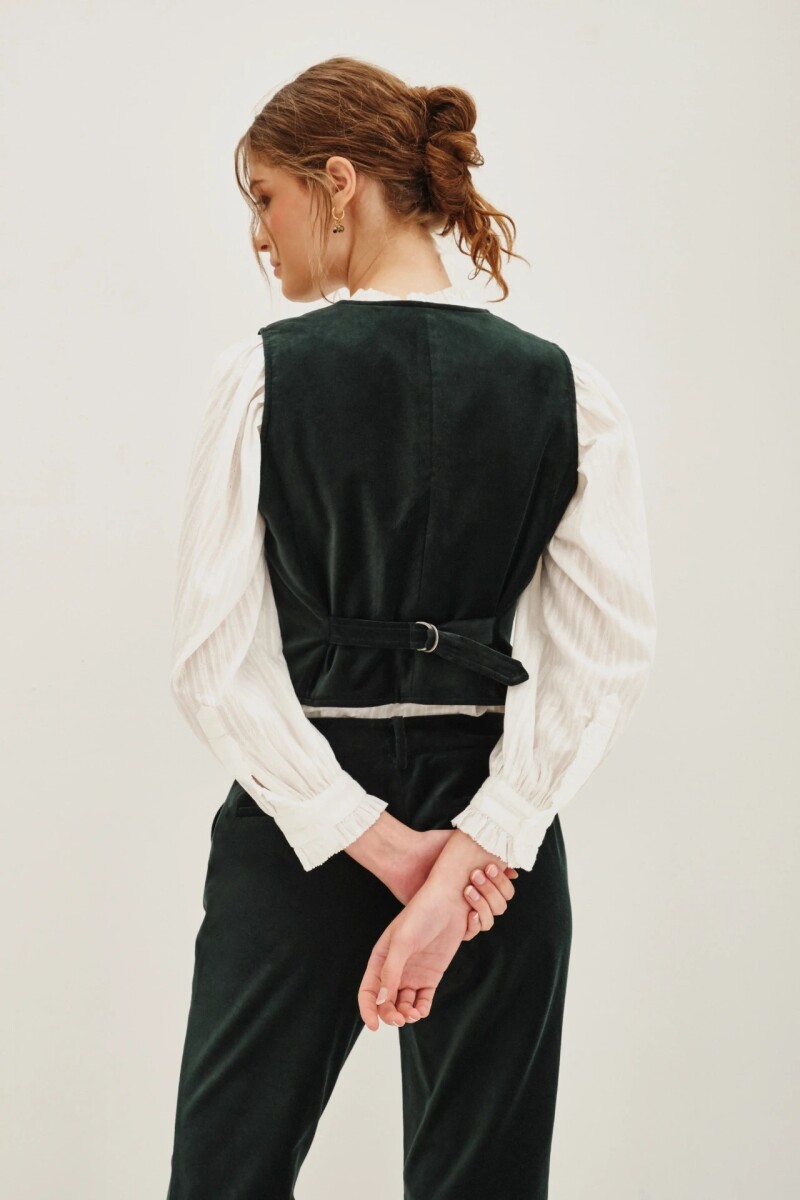Chaleco Taylor Velvet Verde