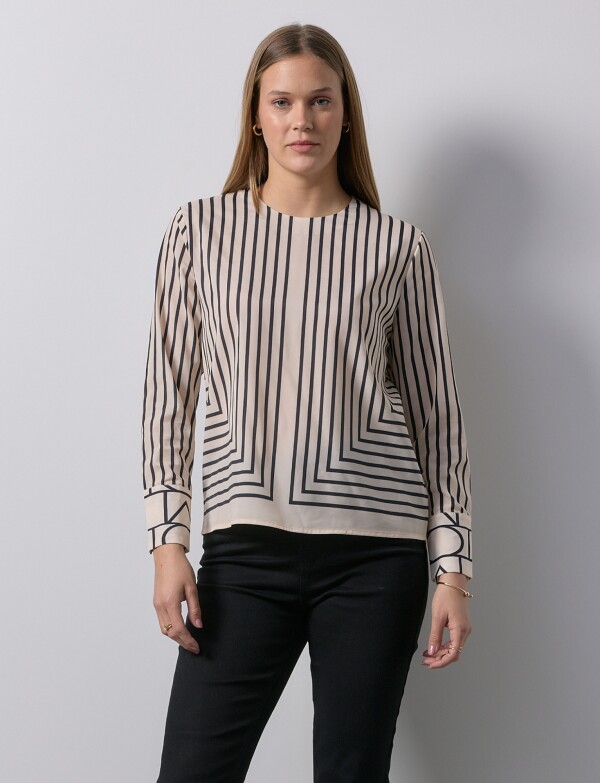 Blusa Lineas BEIGE