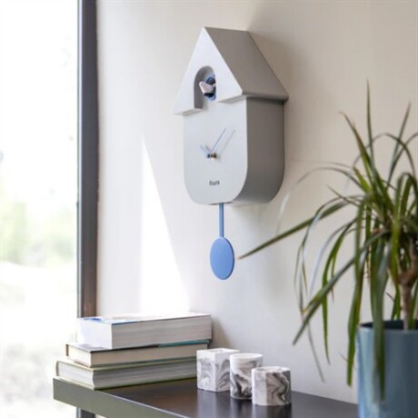 Reloj Cuco casita Gris Sc