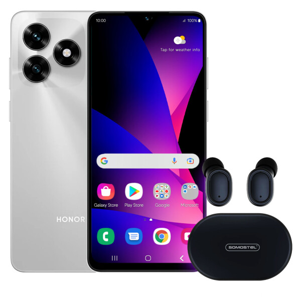 Honor X5c Plus 6gb Ram 256gb + Regalo PLATEADO