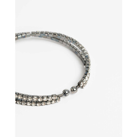 Brazaletes Strass Combinacion Bicolor