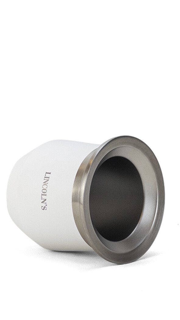 MATE TUNEZ ACERO INOXIDABLE BLANCO