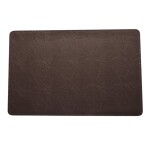 INDIVIDUAL PVC SIMIL CUERO 43X28CM CAFÉ INDIVIDUAL PVC SIMIL CUERO 43X28CM CAFÉ