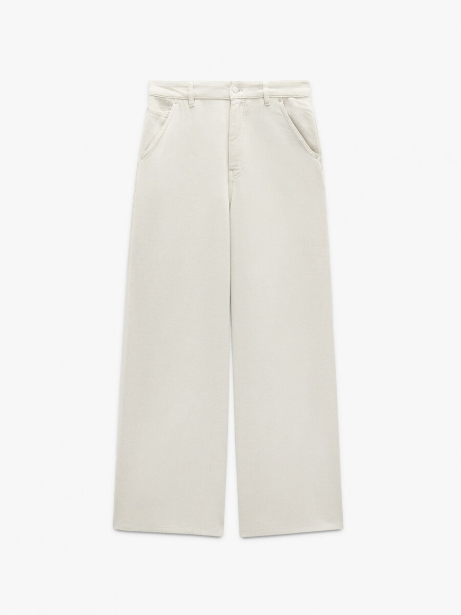 Pantalón Vaquero Mezcla De Lyocell Y Algodón gris