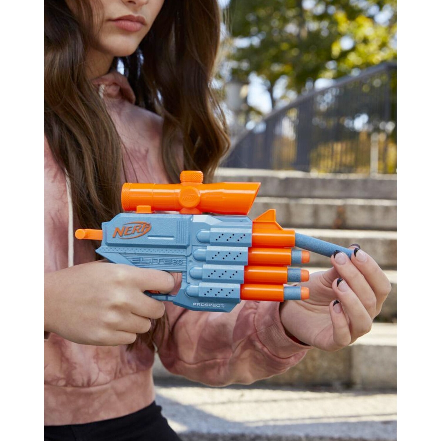 Lanzador de dardos Nerf Elite 2.0 Prospect QS 4 8 dardos Electroventas