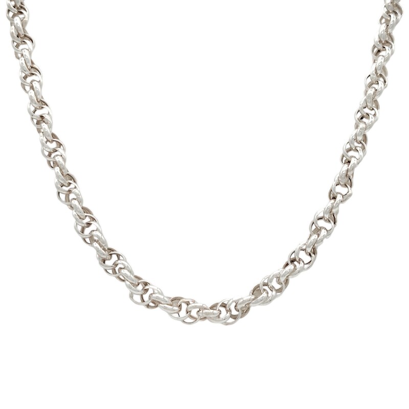 Cadena Rolo entrelazado-Plata 925-Sin Piedra-CD3231 Sinpiedra