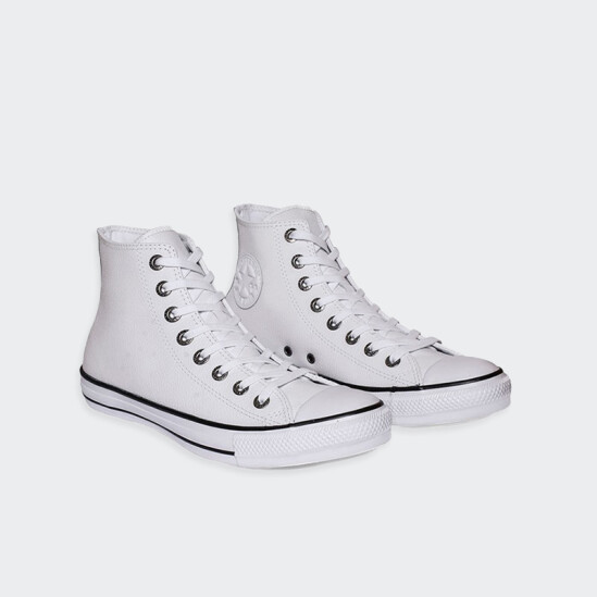 Championes Converse Ckuck Taylor HI Leather Blanco