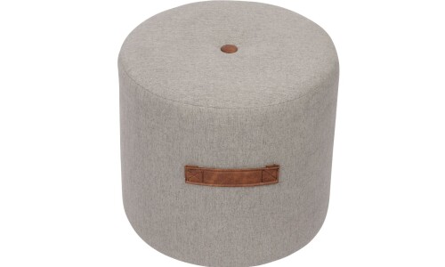 Puff IVAN Tapizado Gris