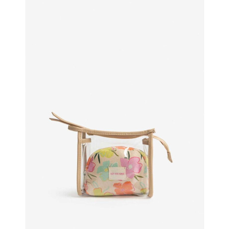 Porta Cosméticos Estampado Flores