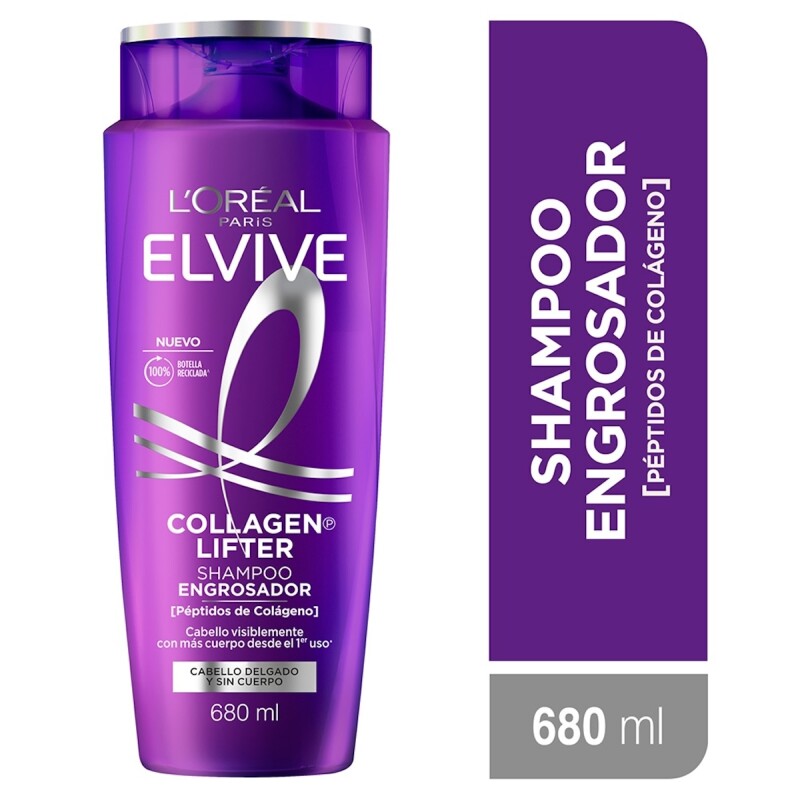 Shampoo L Oréal Paris Elvive Collagen Lifter 680 Ml. Shampoo L Oréal Paris Elvive Collagen Lifter 680 Ml.