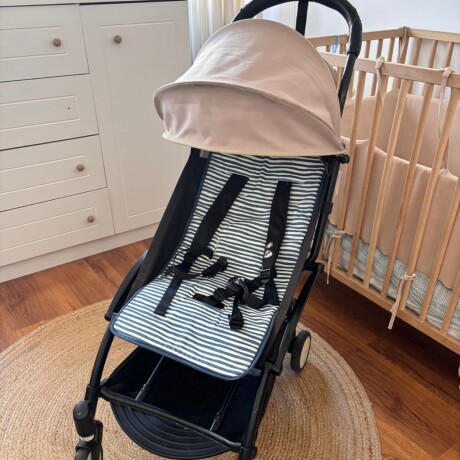 Set Paseo y Carrito : Rayas Azul + Savanna