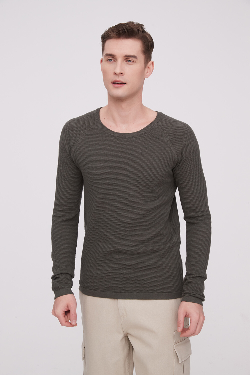 Sweater Maido Verde Oliva Oscuro