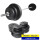 Set Barra Maciza 1.80m +50kg Discos Pesas Importado 10x5kg
