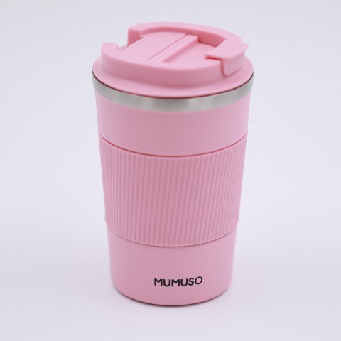 VASO DE CAFÉ AISLADO PORTÁTIL (ROSA/380 ML) VASO DE CAFÉ AISLADO PORTÁTIL (ROSA/380 ML)