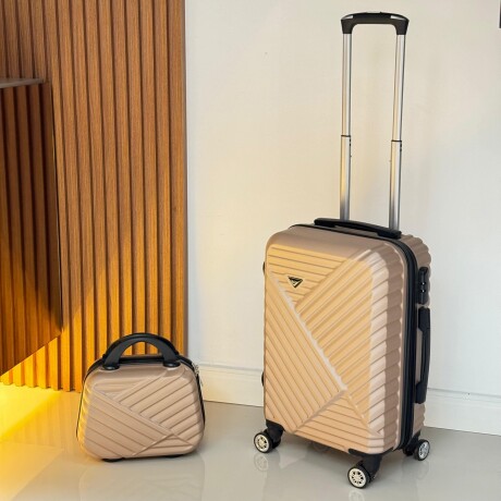 Set Valija Chica Carry On De Cabina + Neceser Beauty Rígido Set Valija Chica Carry On De Cabina + Neceser Beauty Rígido