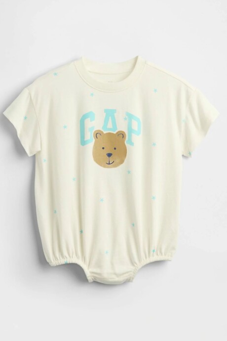 Body Logo Gap Bebé New Off White