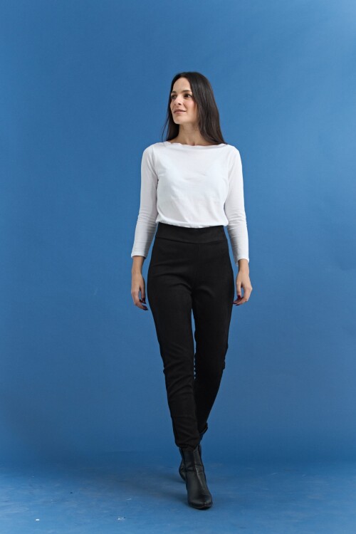 Legging toque gamuza NEGRO