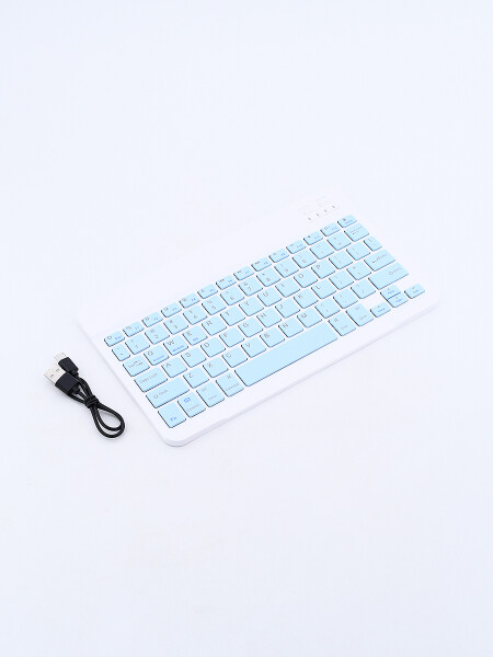 TECLADO INALÁMBRICO BLUETOOTH BLANCO