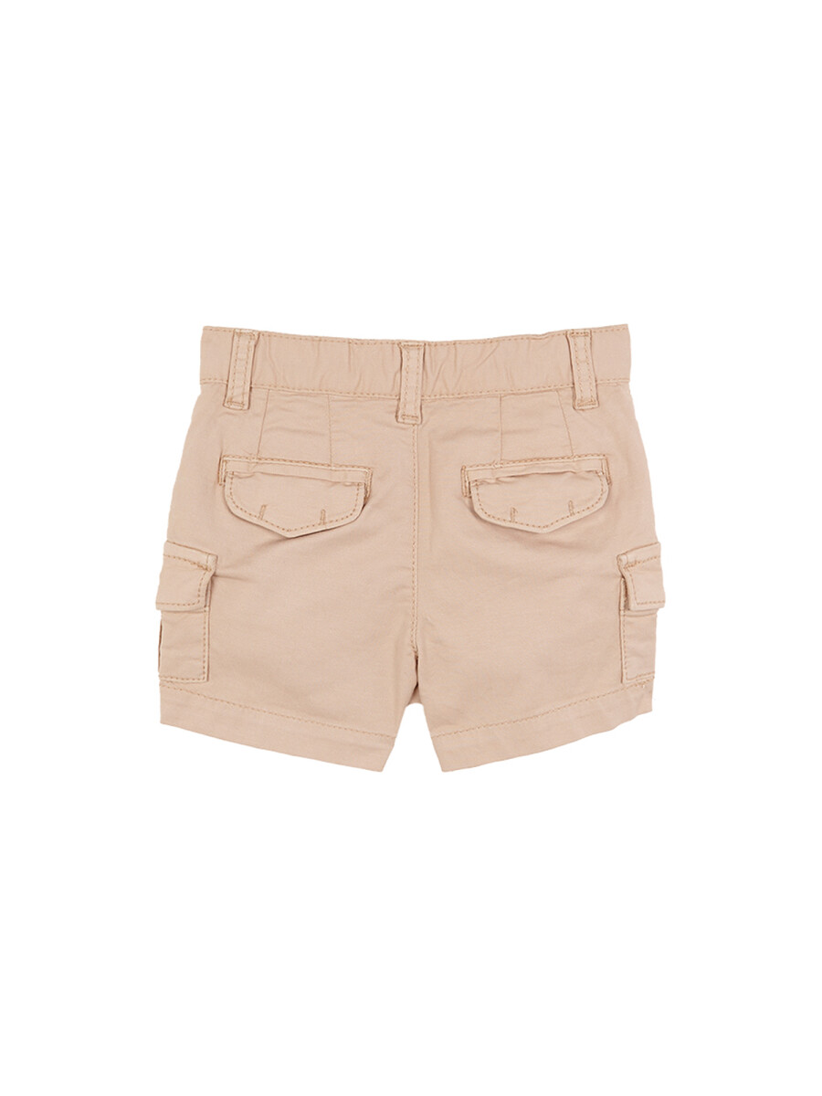 Pantalon Corto Cargo Gris