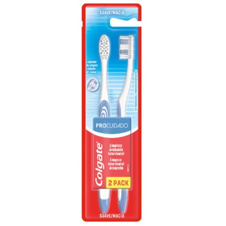 Cepillo De Dientes Colgate Pro Cuidado Suave 2 U Cepillo De Dientes Colgate Pro Cuidado Suave 2 U