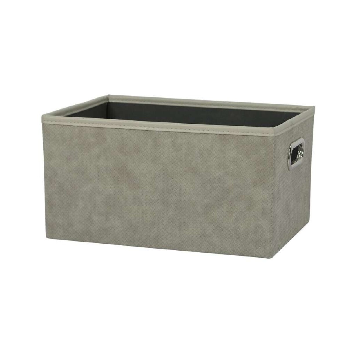Cesto Organizador Rect 34X23Xh18Cm Pu - Gris 