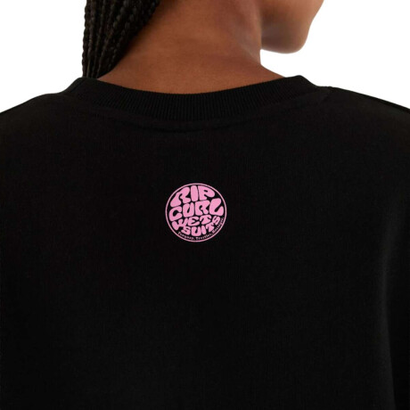 Buzo Rip Curl Carioca Oversize Crew Negro