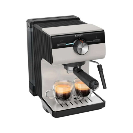 Cafetera Espresso Krups Authentic Con Espumador Color Gris