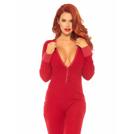 Pijama Sexy Keepin' Things Cozy Rojo