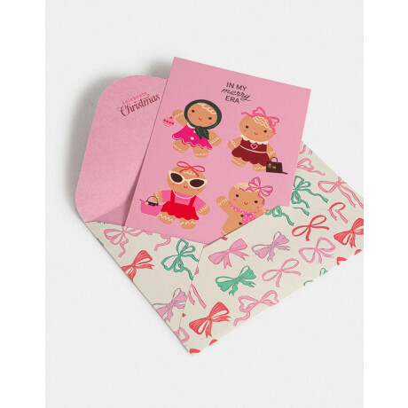 Set De Postales Navideñas Combinacion Multicolor