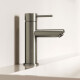 GRIFERIA LAVATORIO BAJO ACERO INOXIDABLE SATINADO RIONE GRIS-BRUSHED NICKEL